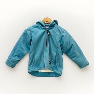 Berne Jacket Coat Youth XS 5-6 Canvas Sherpa Lined